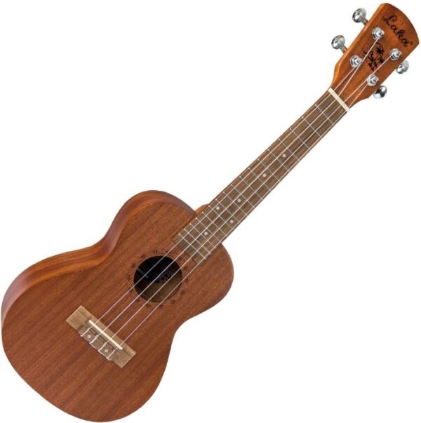 Laka Sapele Series Concert Ukulele & Bag Natural