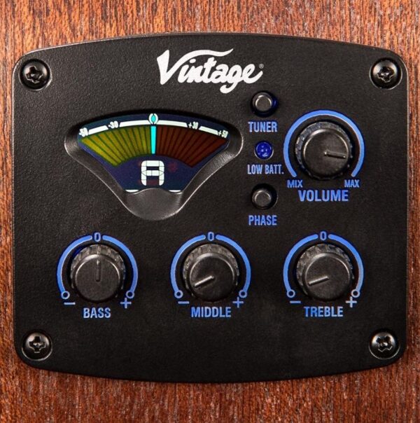 Vintage Statesboro Series Electro Dreadnought whiskey Sour - Afbeelding 6