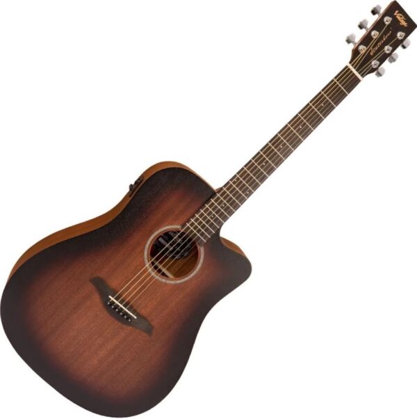 Vintage Statesboro Series Electro Dreadnought whiskey Sour - Afbeelding 8