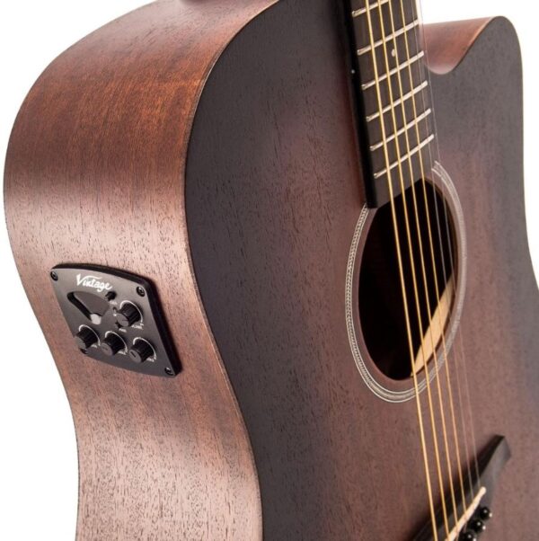 Vintage Statesboro Series Electro Dreadnought whiskey Sour - Afbeelding 12